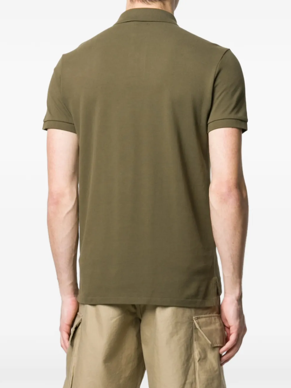 RALPH LAUREN The Iconic Mesh Polo Shirt Canopy Olive