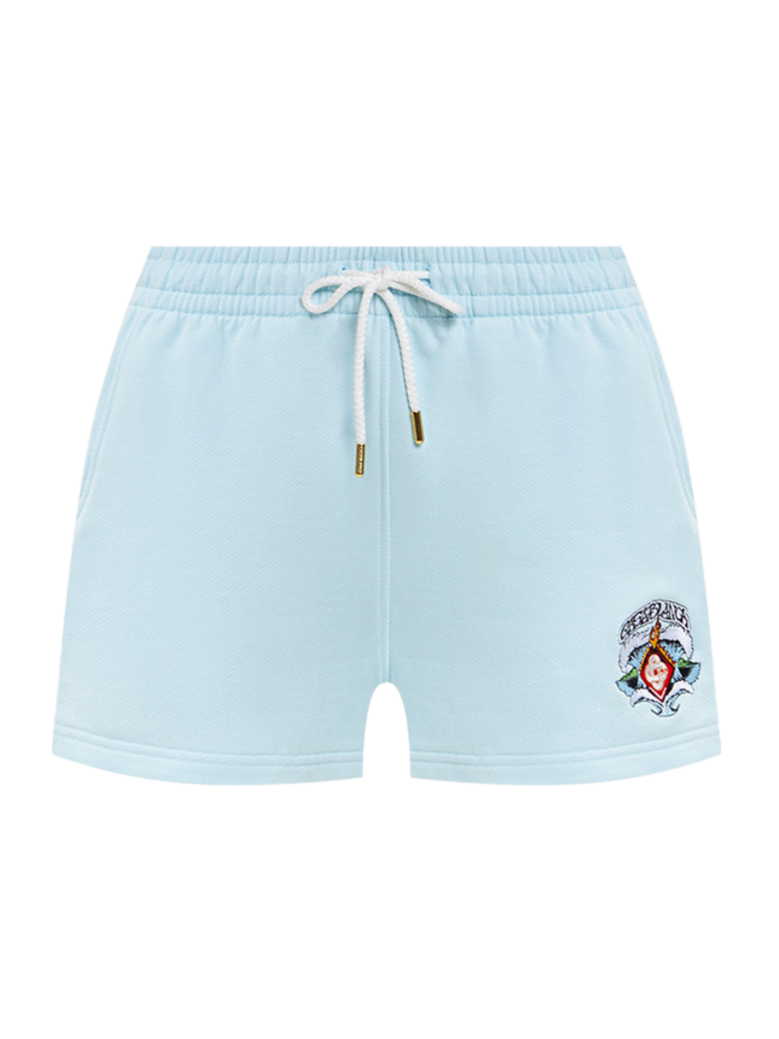 CASABLANCA WOMEN Waves Classic Sweatshorts Pale Blue