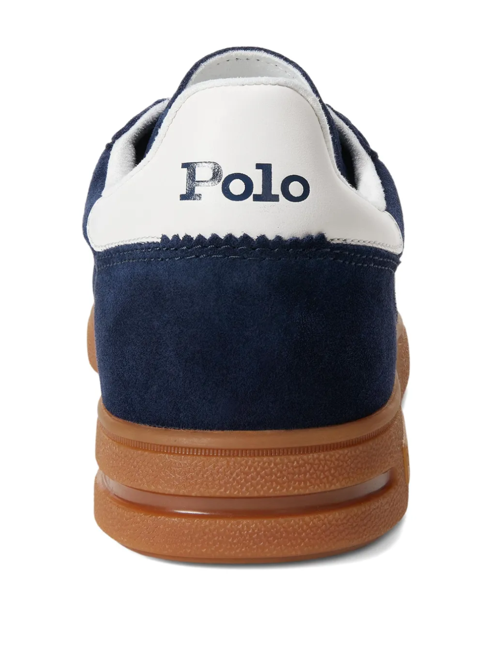 RALPH LAUREN Bedford Suede Sneaker Navy/Deckwash White