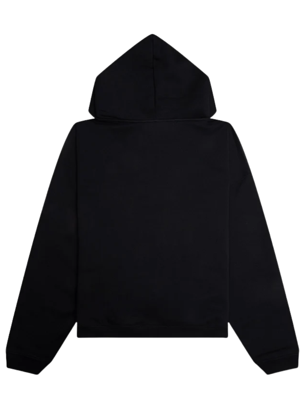 REPRESENT Initial Boxy Oversized Zip Through Hoodie Black