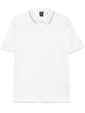 BOSS H-Prout 59 Cotton Polo Shirt Cream White