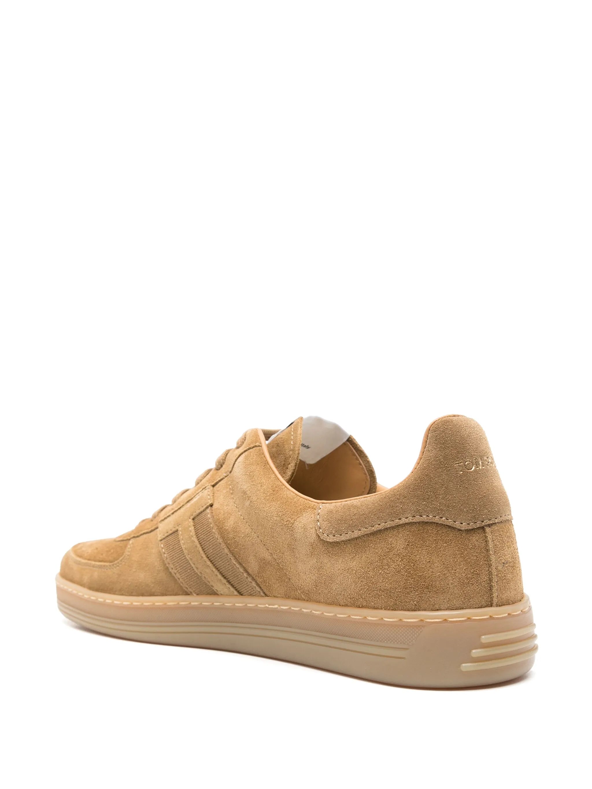 TOM FORD Cambridge Suede Sneakers Low-Top Trainers Camel Brown