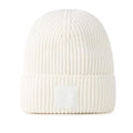 Cp Company Metropolis Series Extrafine Merino Wool Logo Beanie in White