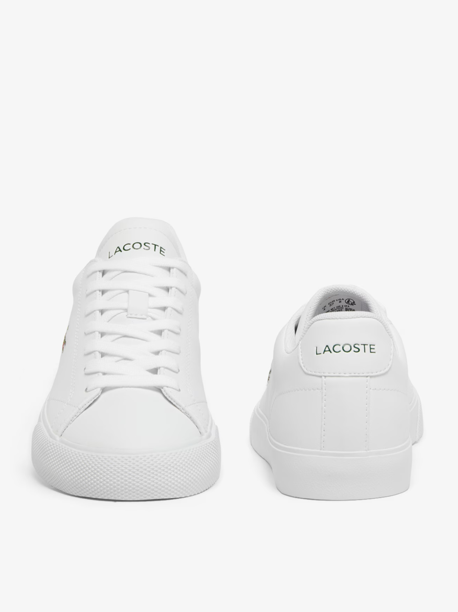 LACOSTE WOMEN Lerond Set Leather Sneakers White