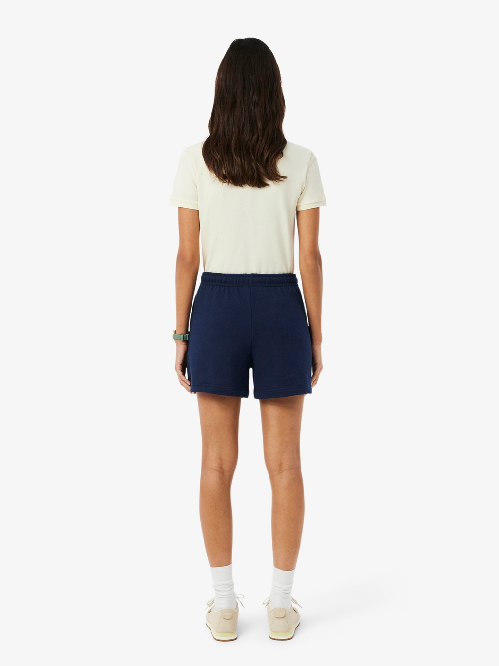 LACOSTE WOMEN Fleece Shorts Midnight Blue