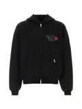REPRESENT Love And Kisses Zip-Through Hoodie Jet Black