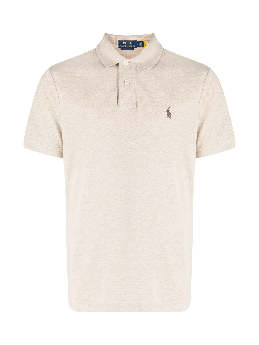 RALPH LAUREN The Iconic Mesh Polo Shirt Expedition Dune Heather
