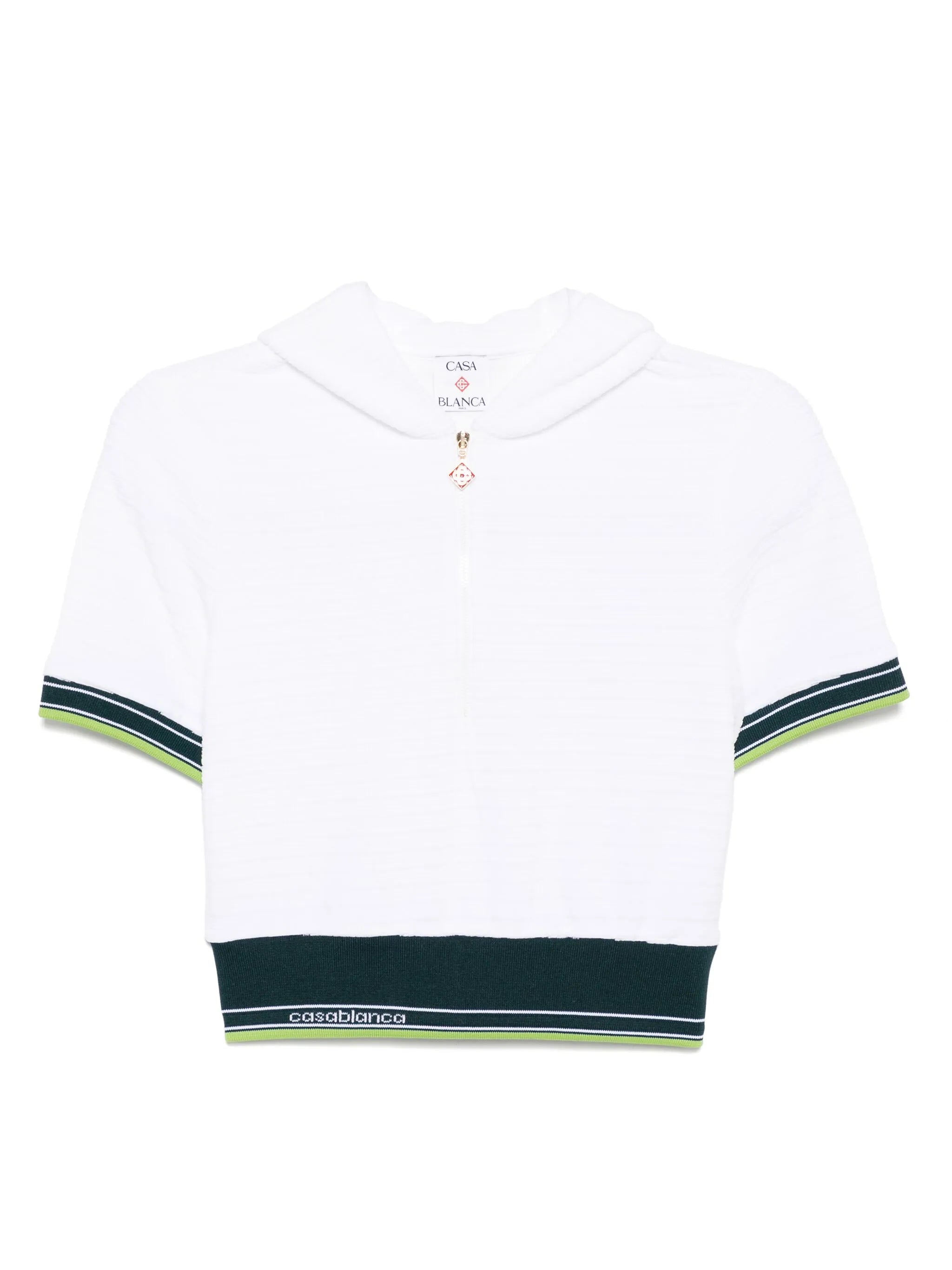 CASABLANCA WOMEN Hippie Tennis Hood Top White