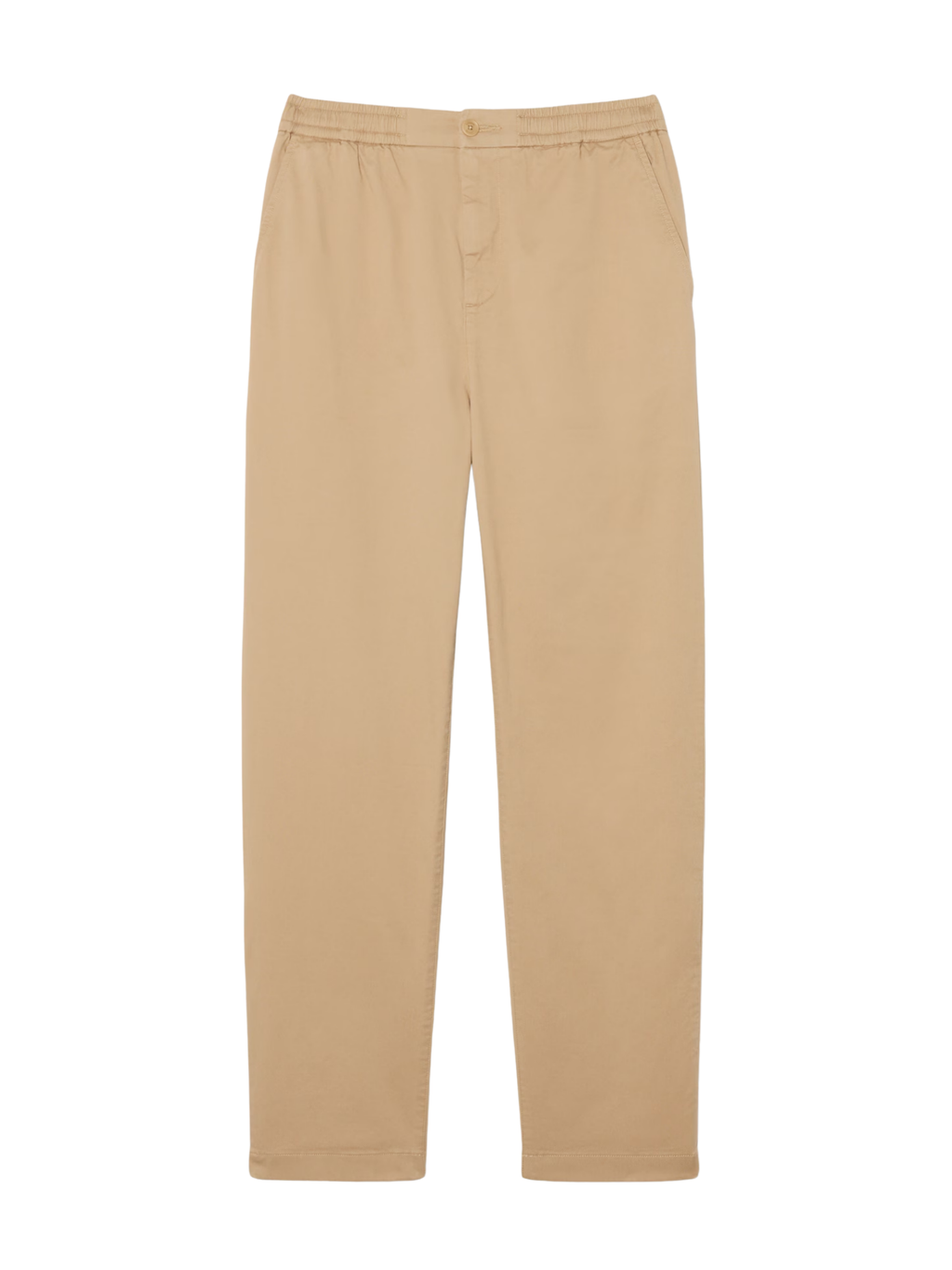 LACOSTE Regular Fit Cotton Twill Chino Pants Beige