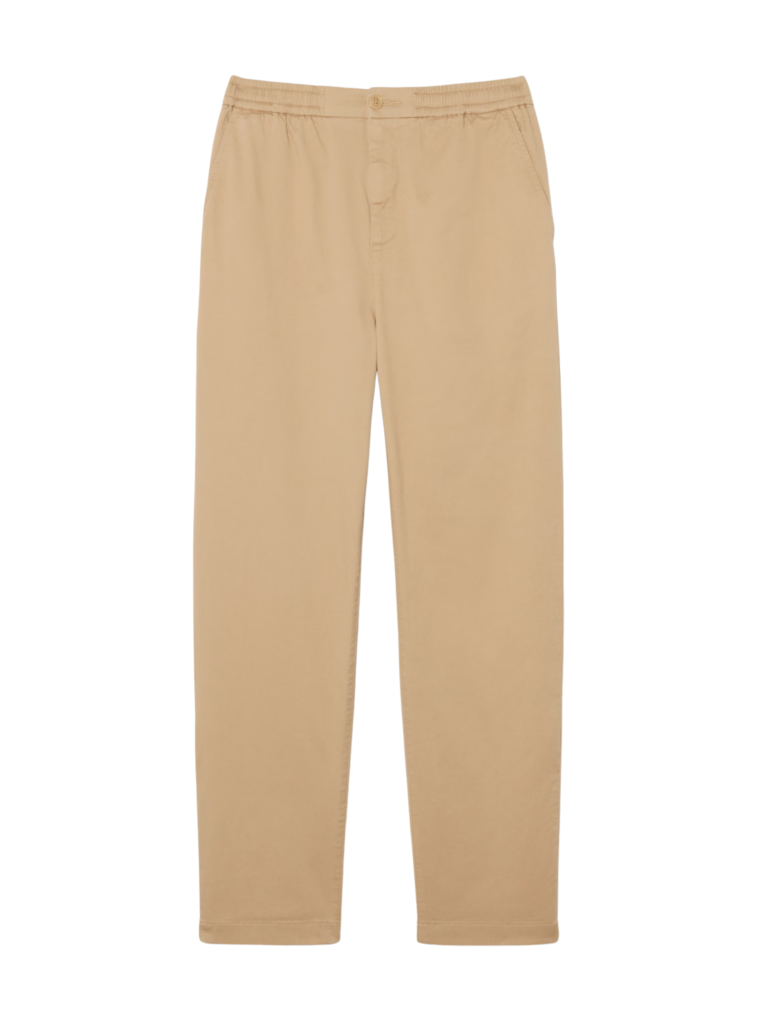 LACOSTE Regular Fit Cotton Twill Chino Pants Beige