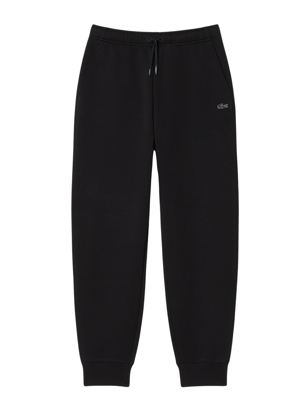 LACOSTE WOMEN Double Face Jersey Sweatpants Black