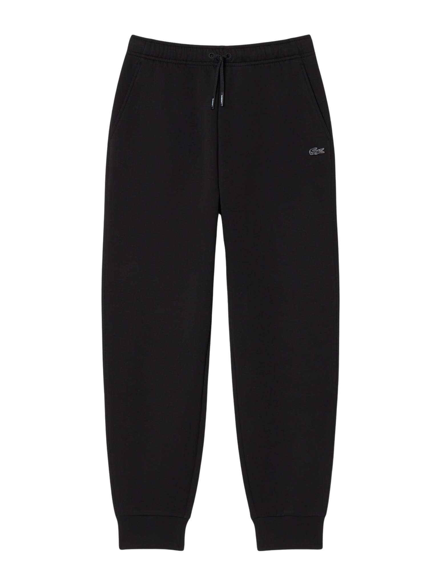 LACOSTE WOMEN Double Face Jersey Sweatpants Black