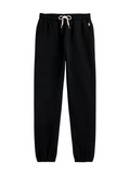 RALPH LAUREN WOMEN Fleece Drawstring Tracksuit Bottoms Polo Black