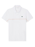 LACOSTE Sport Ultra Dry Trim Accent Polo Shirt White