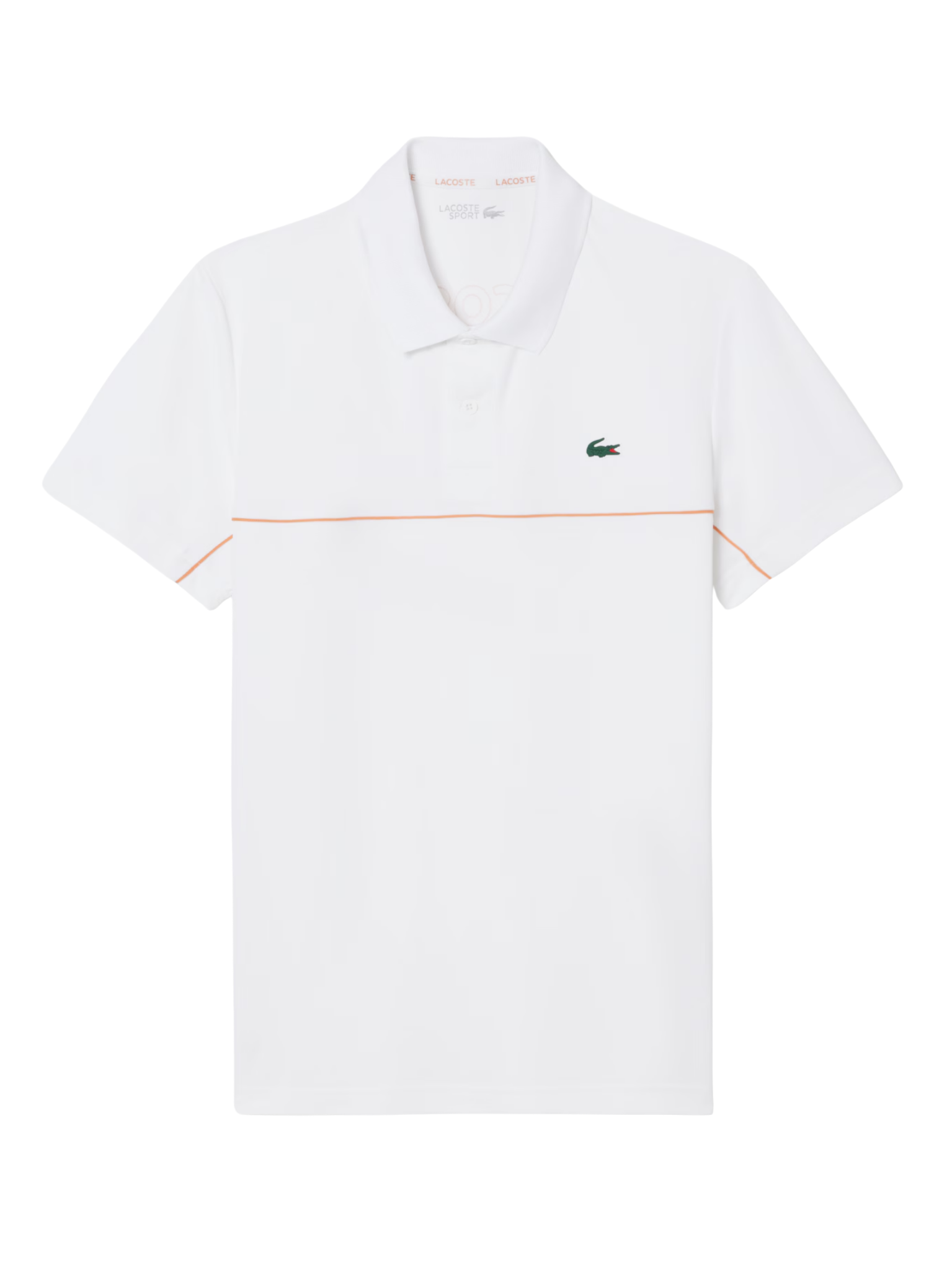 LACOSTE Sport Ultra Dry Trim Accent Polo Shirt White