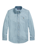 RALPH LAUREN Custom Fit Chambray Shirt Chambray