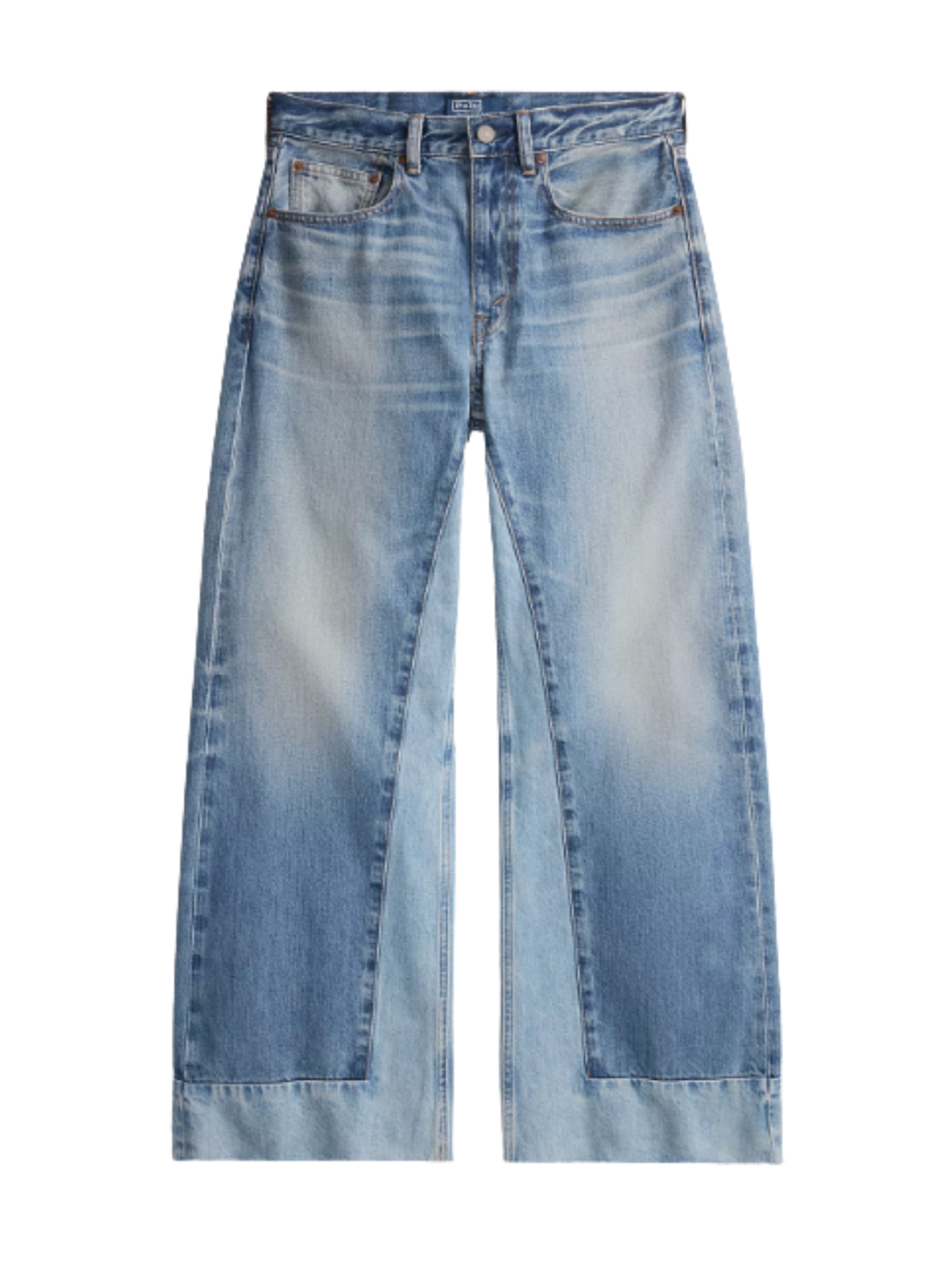 RALPH LAUREN WOMEN Wide-Leg Crop Jeans Pinero Wash