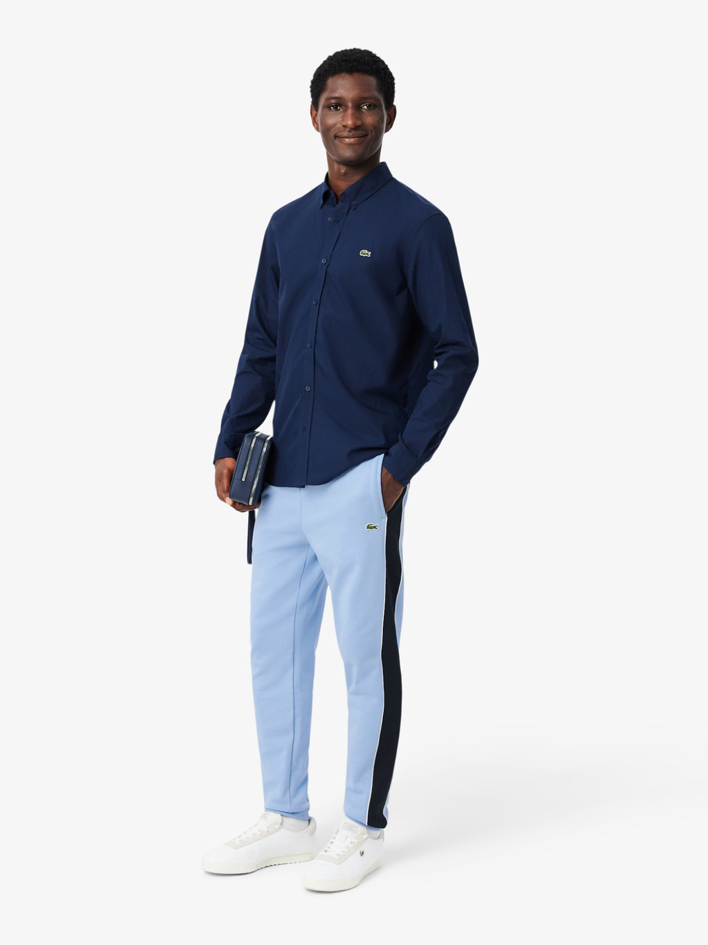 LACOSTE Tapered Leg Sweatpants Light Blue