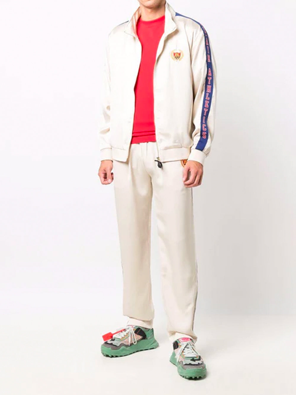 BEL-AIR ATHLETICS Track Jacket Ecru