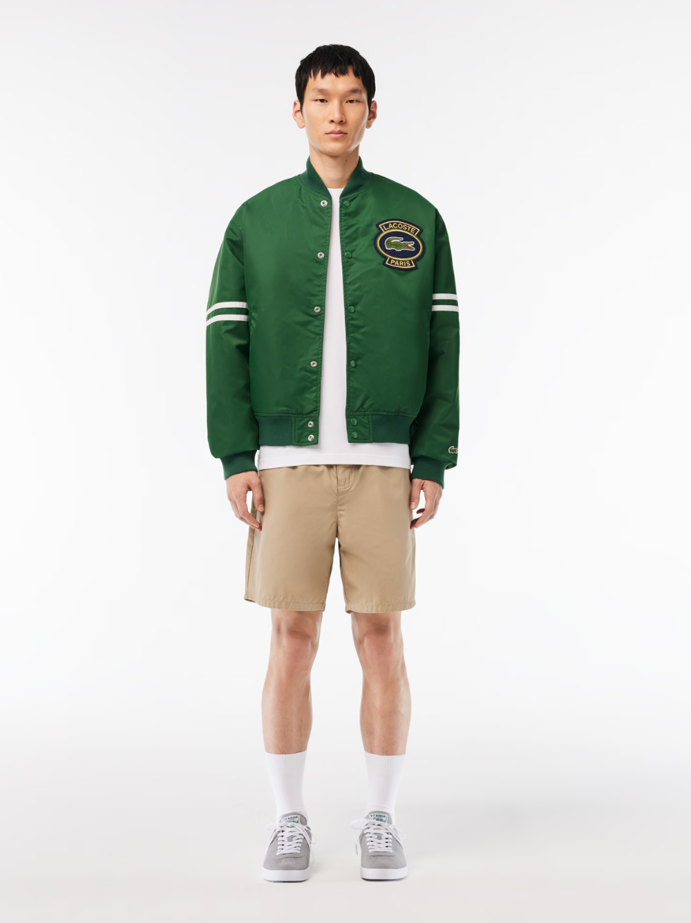 LACOSTE Baseshot Translucent Sole Sneakers Grey/White