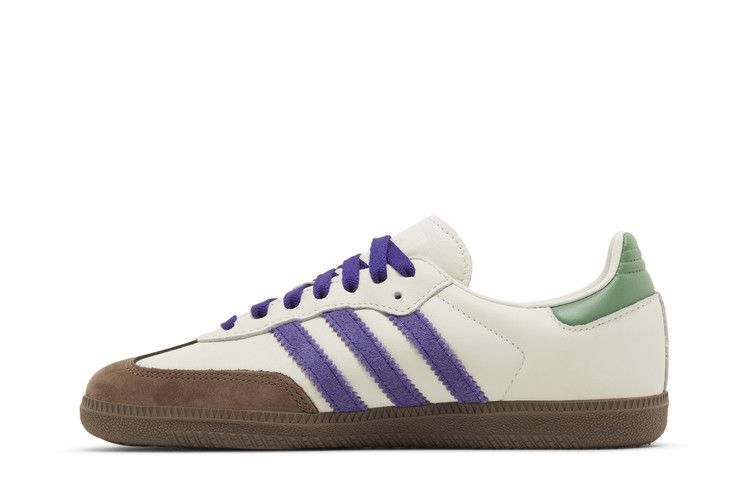 adidas Samba OG Off White Core Purple Green Brown (Women's)