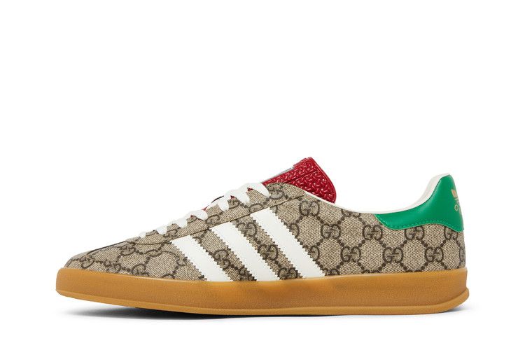adidas x Gucci Gazelle Beige GG Monogram