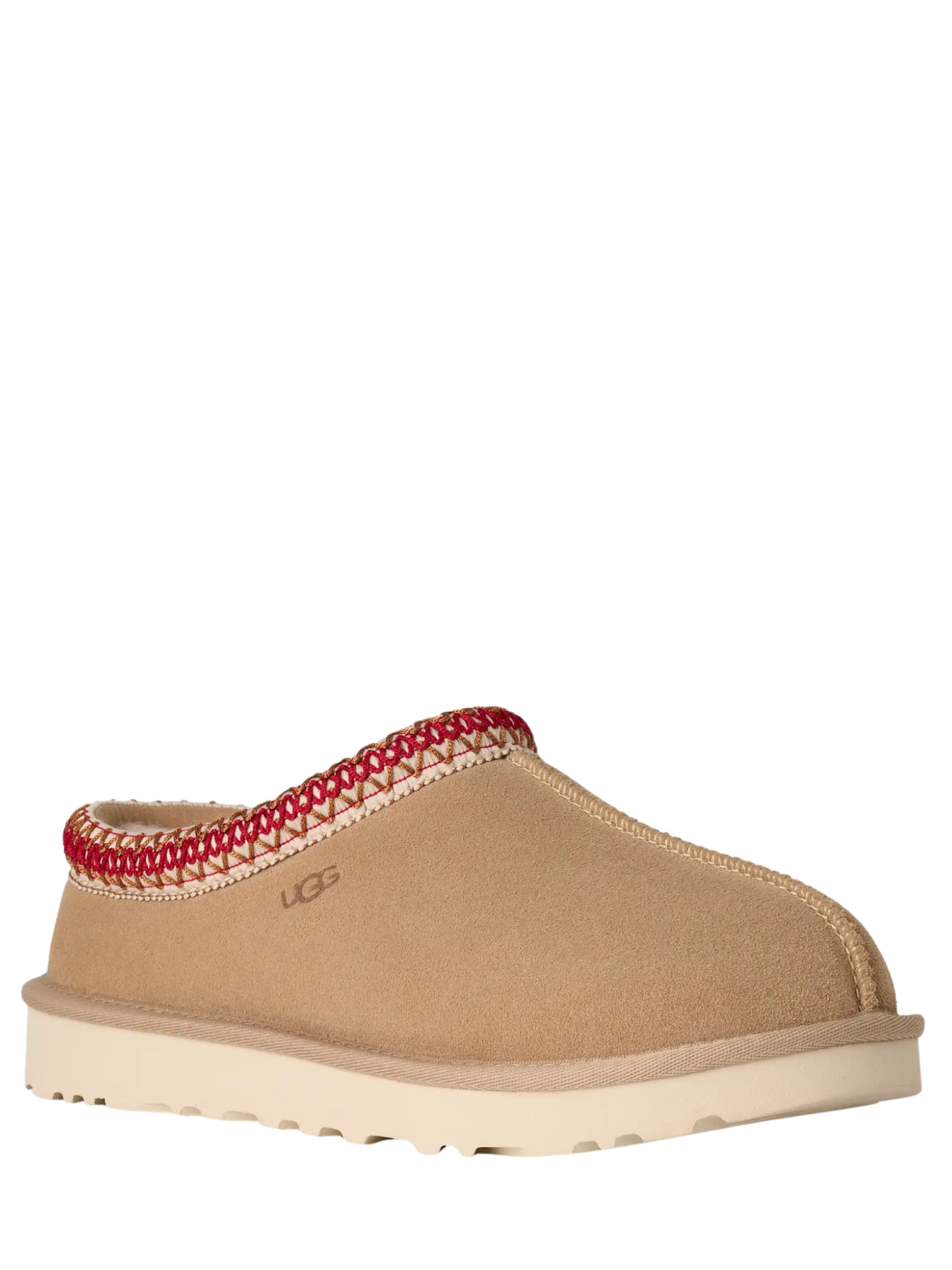 UGG WOMEN Tasman II Slippers Sand/Dark Cherry