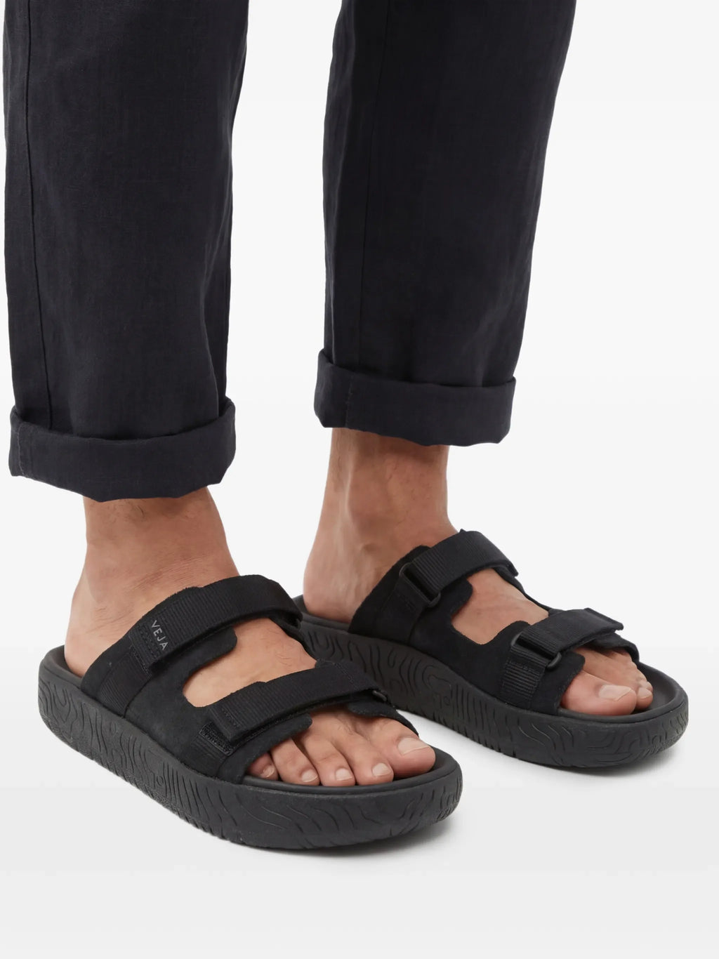 VEJA Arproador Double-strap Sandals Black