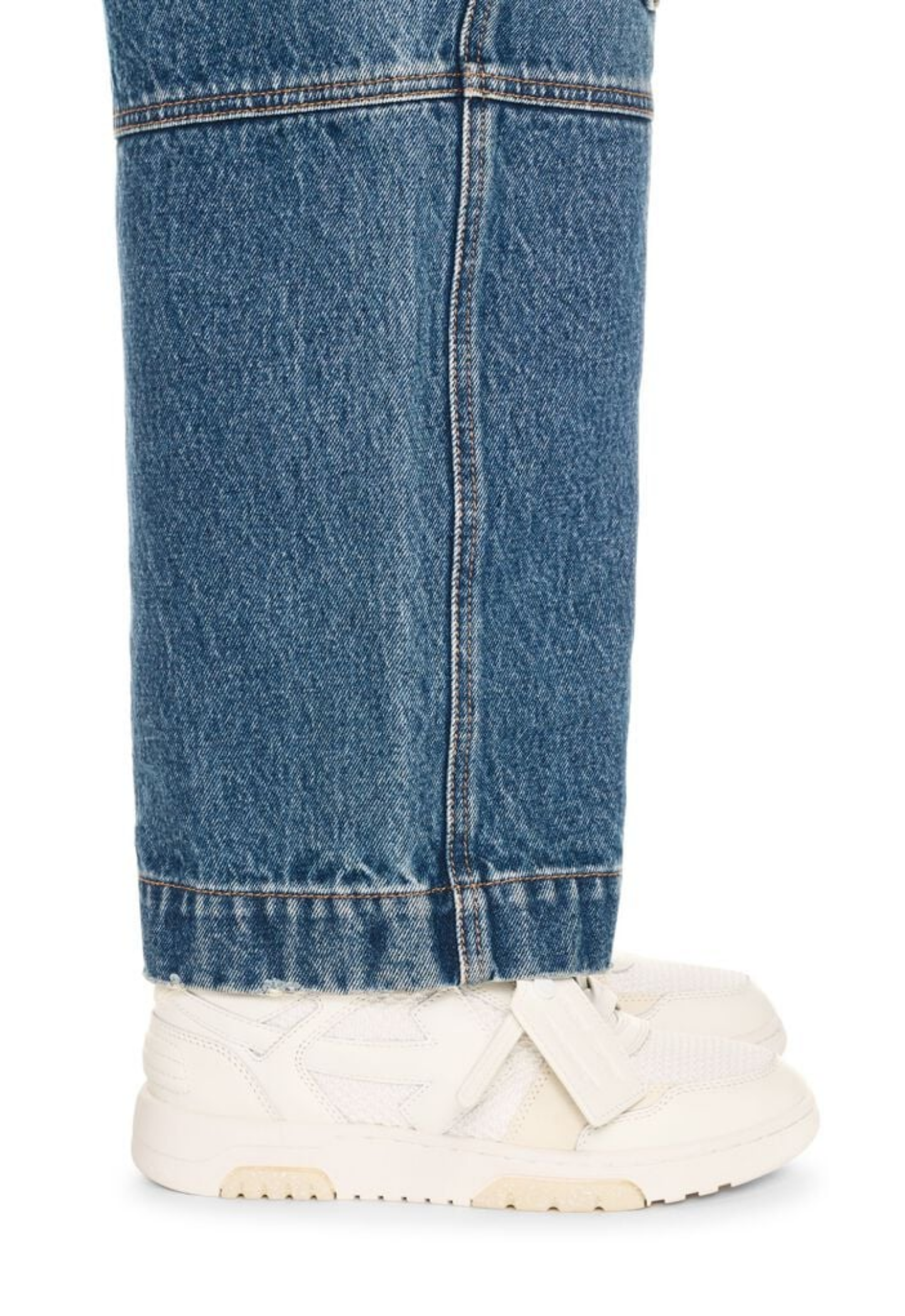 OFF WHITE WOMENS Out Of Office Slim Sneakers White/White