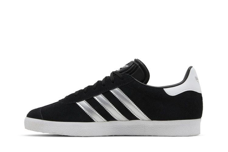 adidas Gazelle Black Silver Metallic (Women's)