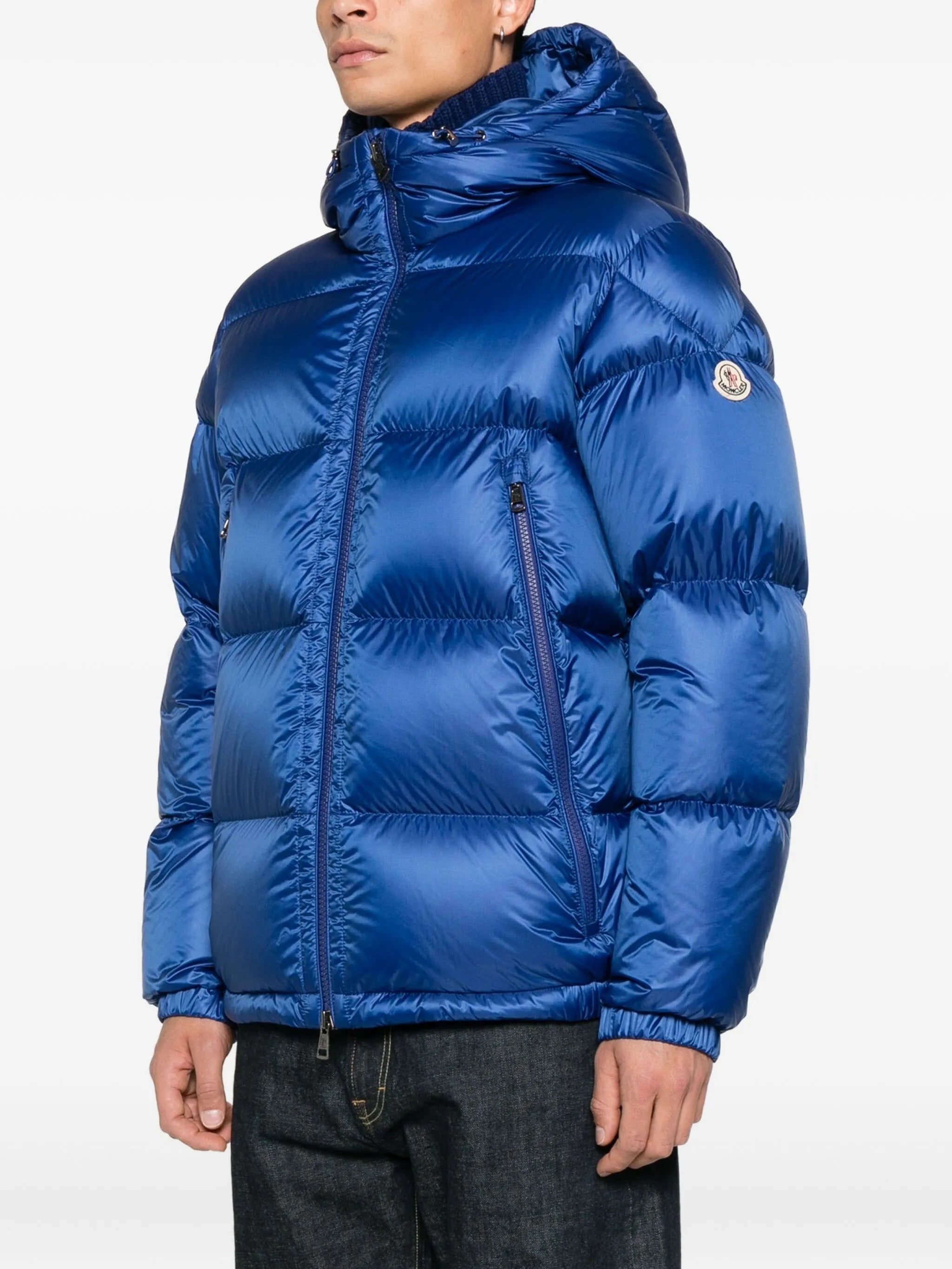 MONCLER Rivau Down Jacket Blue