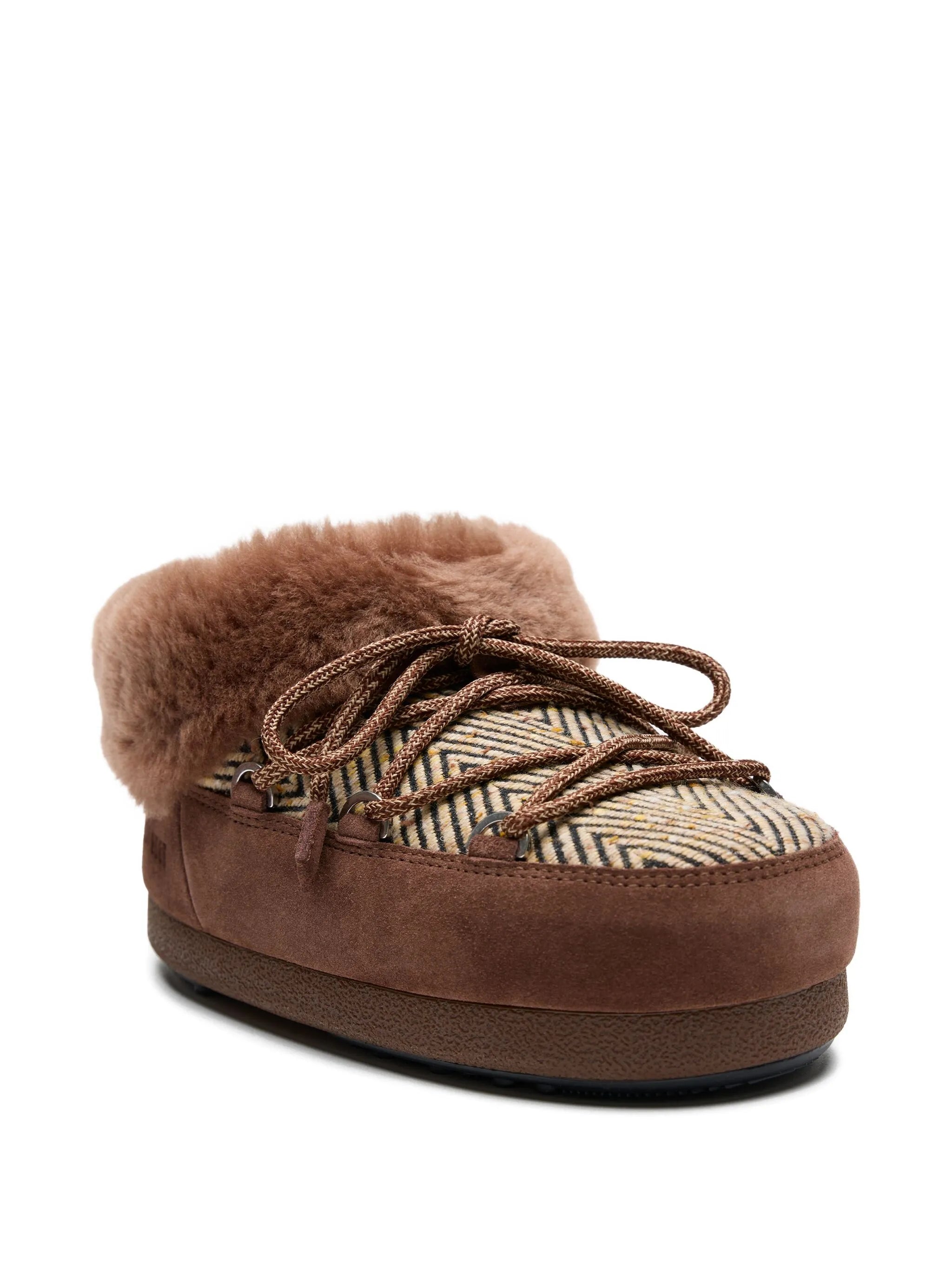 MOON BOOT x Guest In Residence Evx Chalet Faux Fur Mules Cocoa