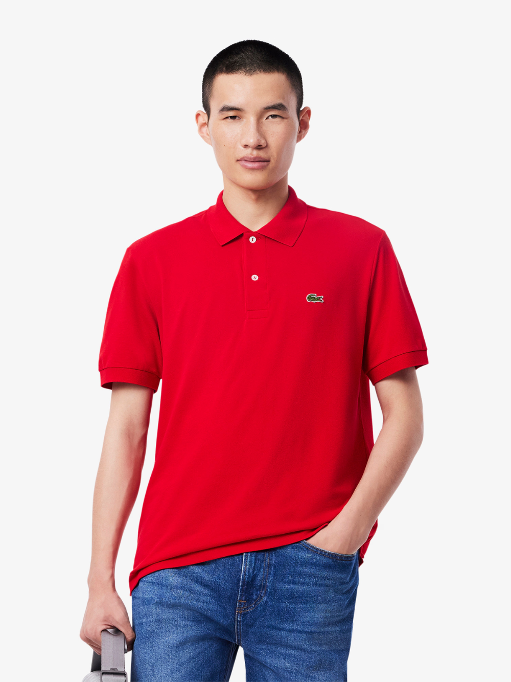 LACOSTE Classic Fit L.12.12 LIGHT Polo Shirt Red