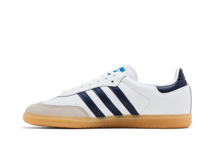 adidas Samba OG Cloud White Collegiate Navy Gum (GS)
