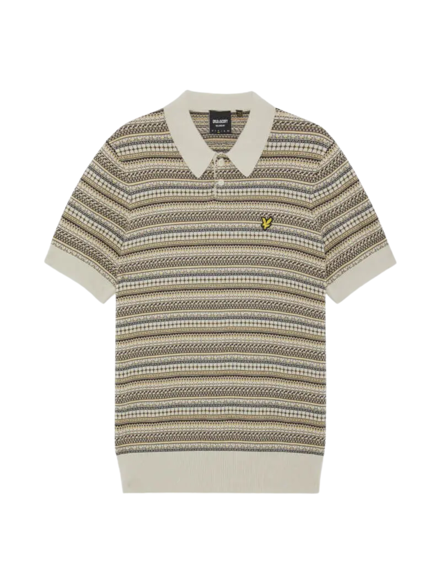 LYLE & SCOTT Fairisle Short Sleeve Polo Cove