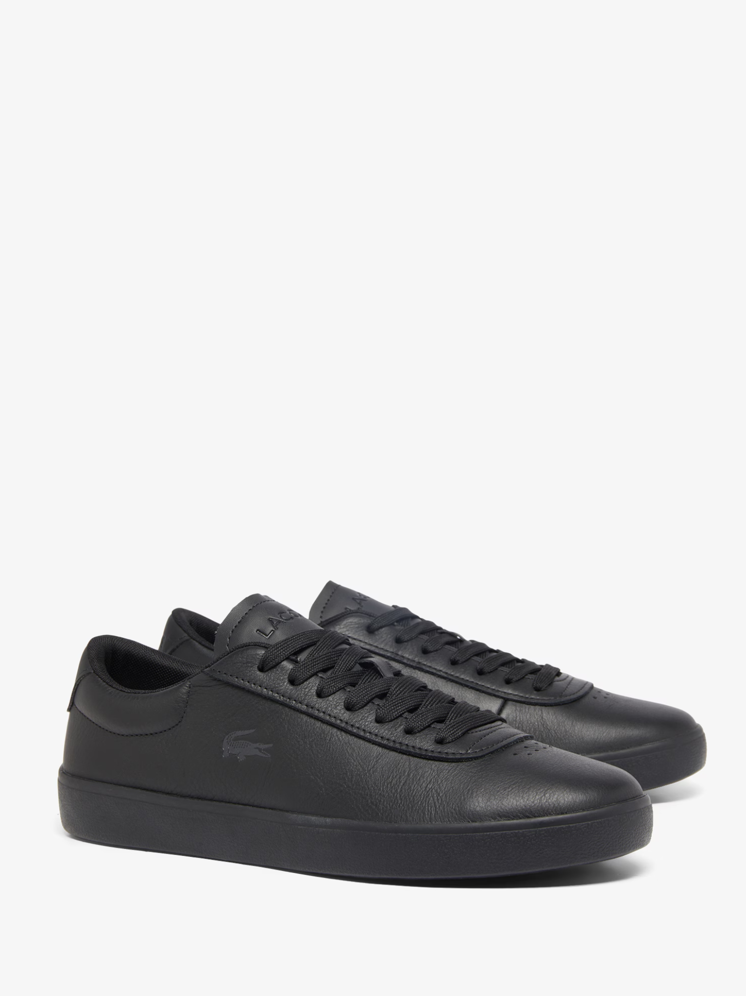 LACOSTE Baseshot Evo Leather Sneakers Black/Black