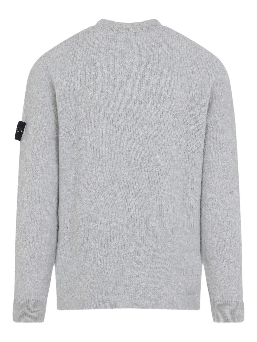 STONE ISLAND Ribbed Crewneck Sweater Grey