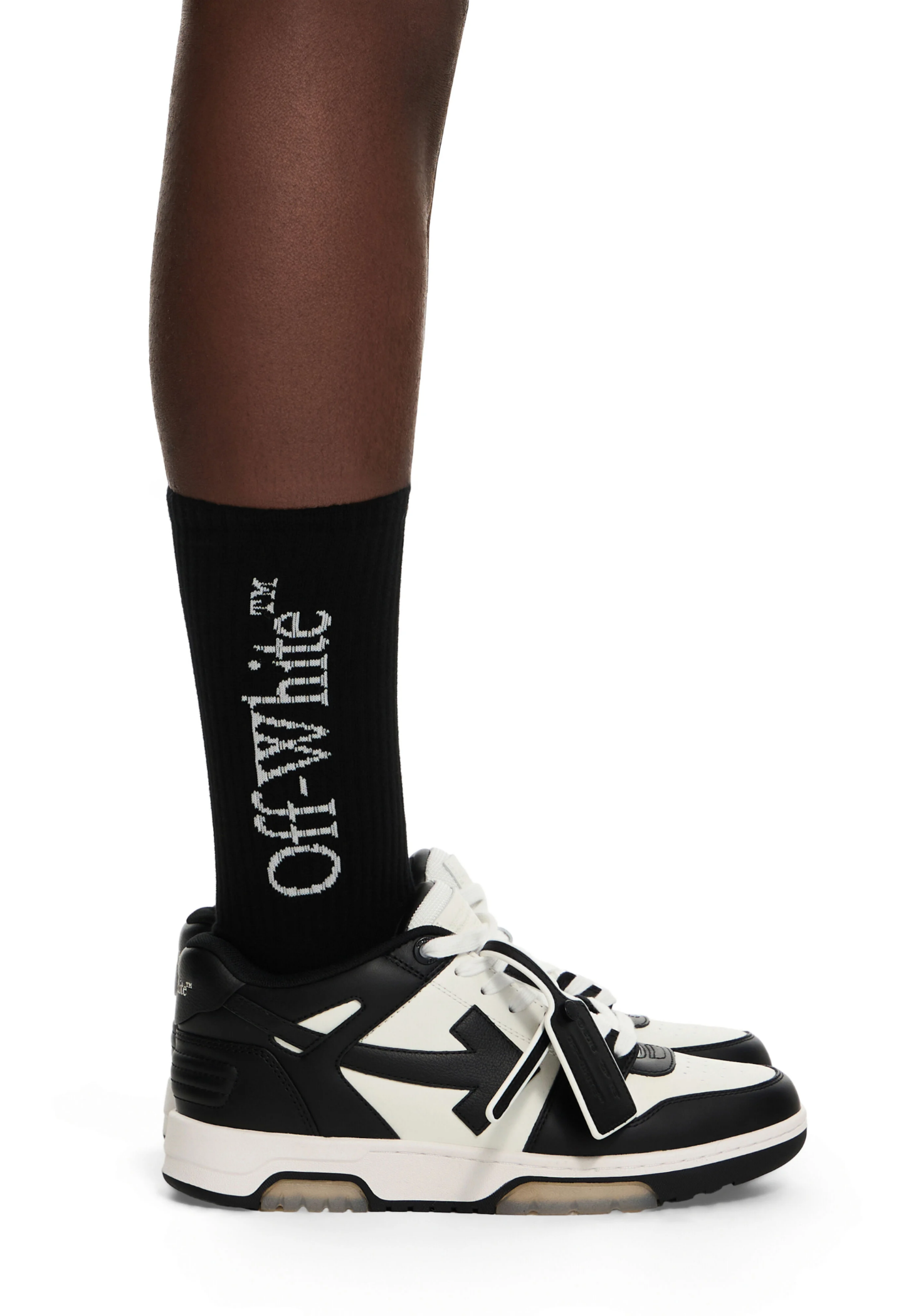 OFF WHITE MENS Out Of Office Sneakers Black/White
