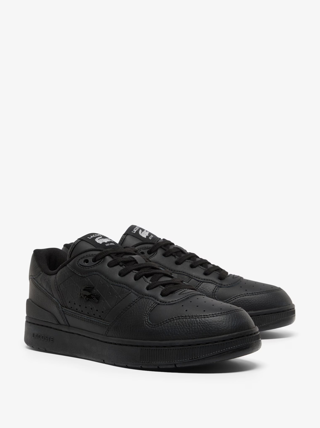 LACOSTE T-Clip Set Leather Sneakers Black