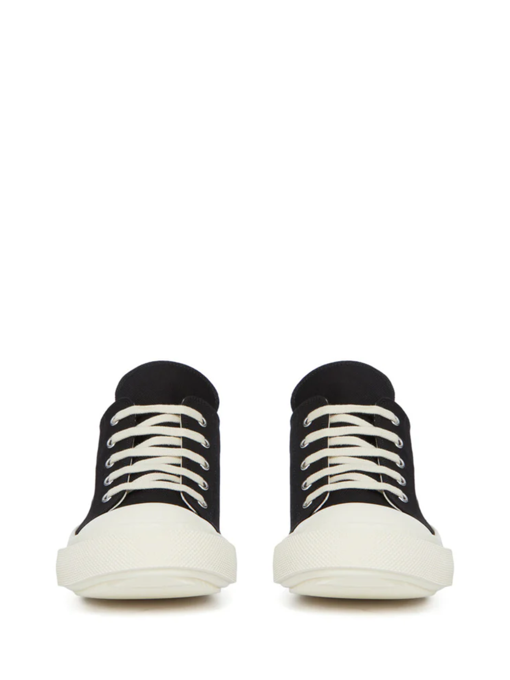 RICK OWENS DRKSHDW Extreme Low Sneakers Black/Milk