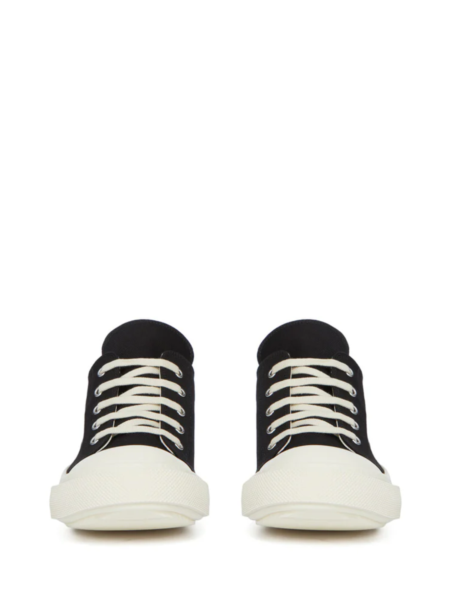 RICK OWENS DRKSHDW Extreme Low Sneakers Black/Milk