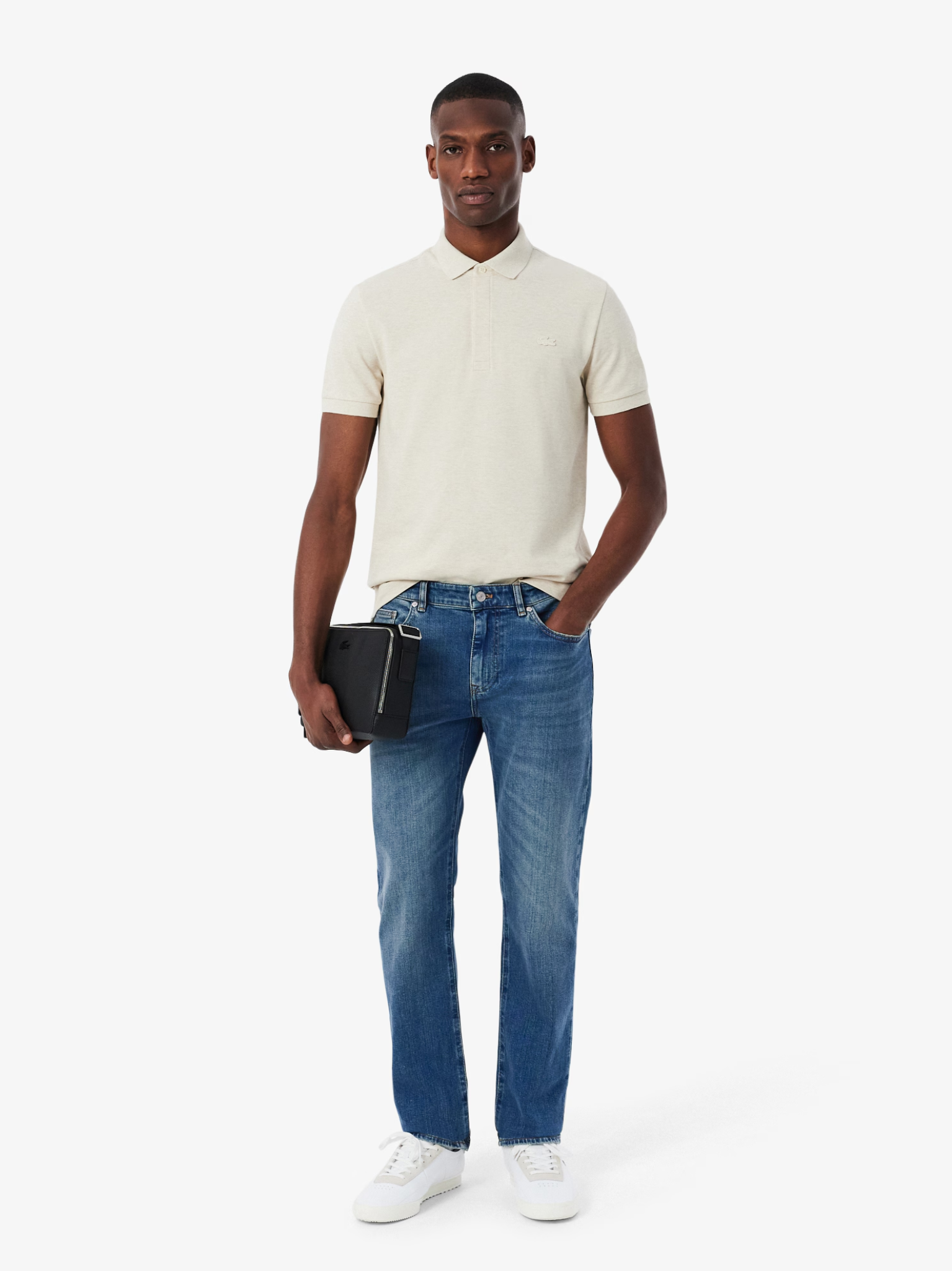 LACOSTE 5 Pocket Slim Fit Indigo Jeans Blue