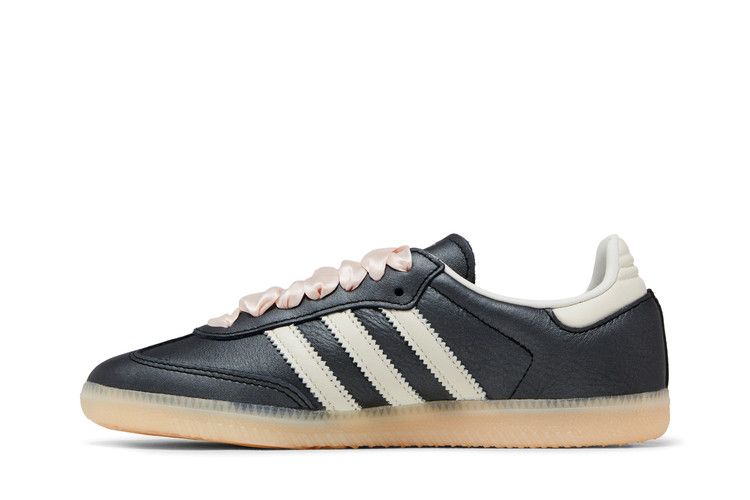 adidas Samba OG Black Pink Ribbon Laces (Women's)