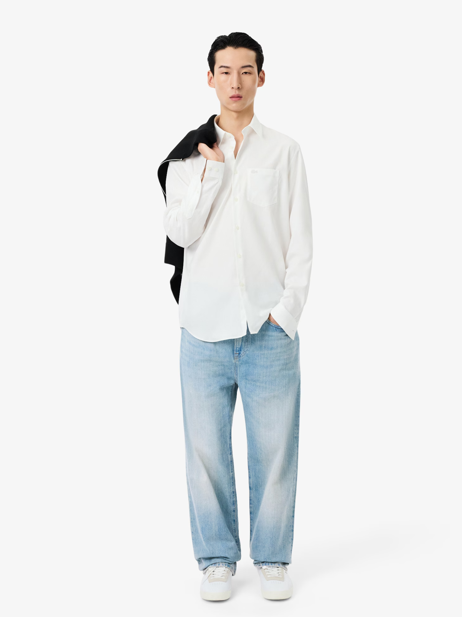 LACOSTE 5 Pocket Straight Cut Jeans Light Blue