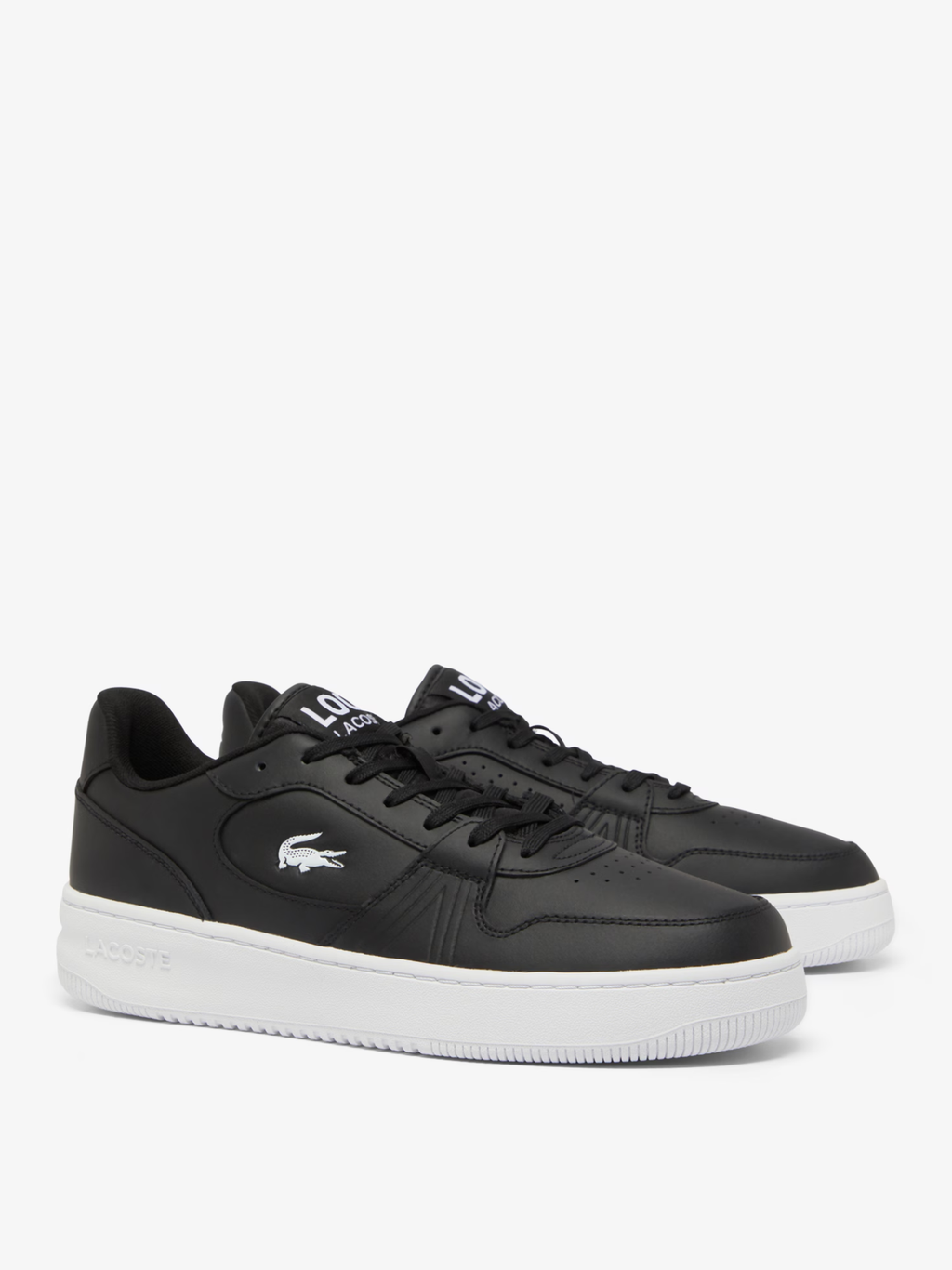 LACOSTE L001 Set Leather Sneakers Black/White