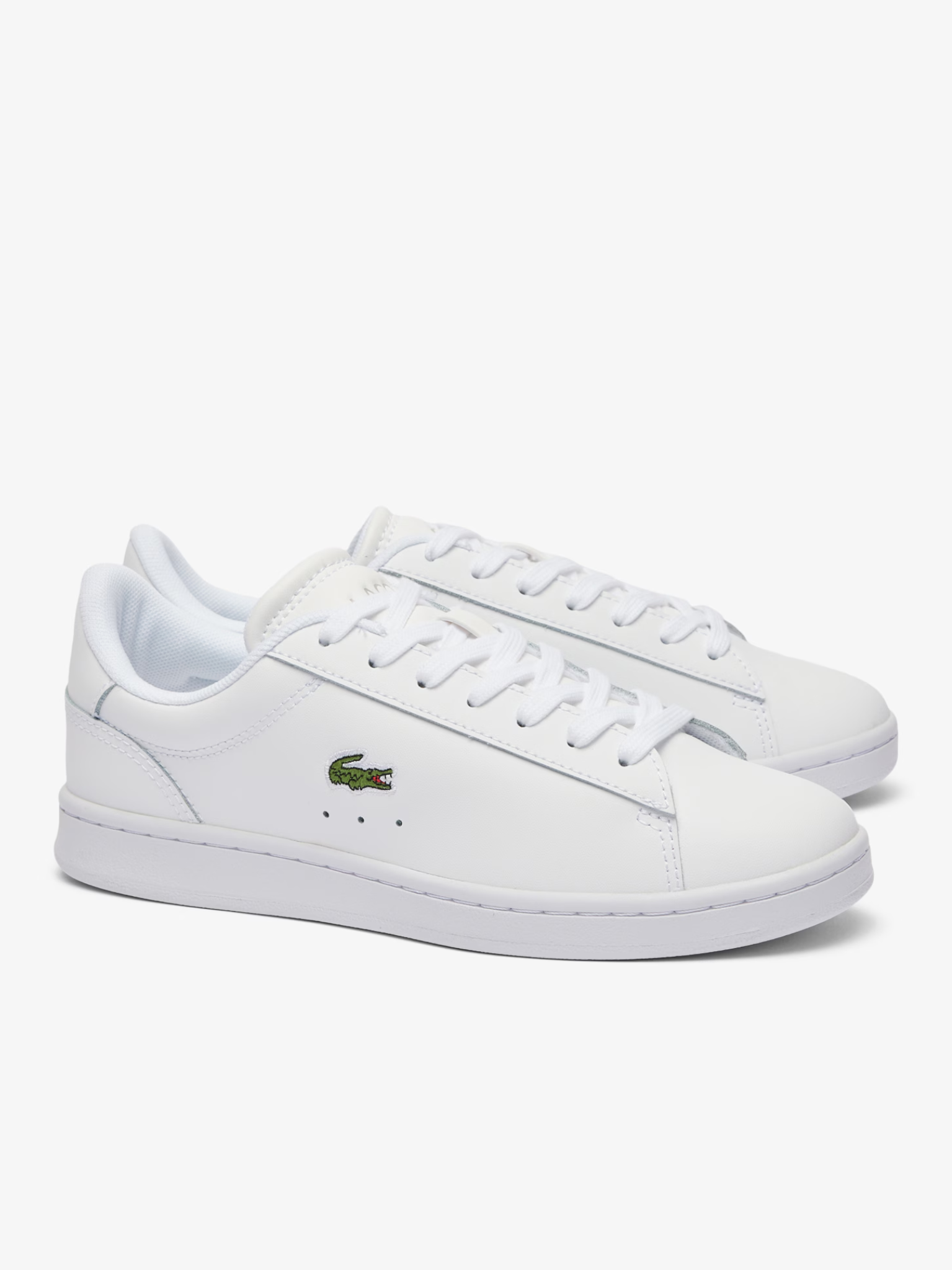 LACOSTE WOMEN Carnaby Set Leather Sneakers White