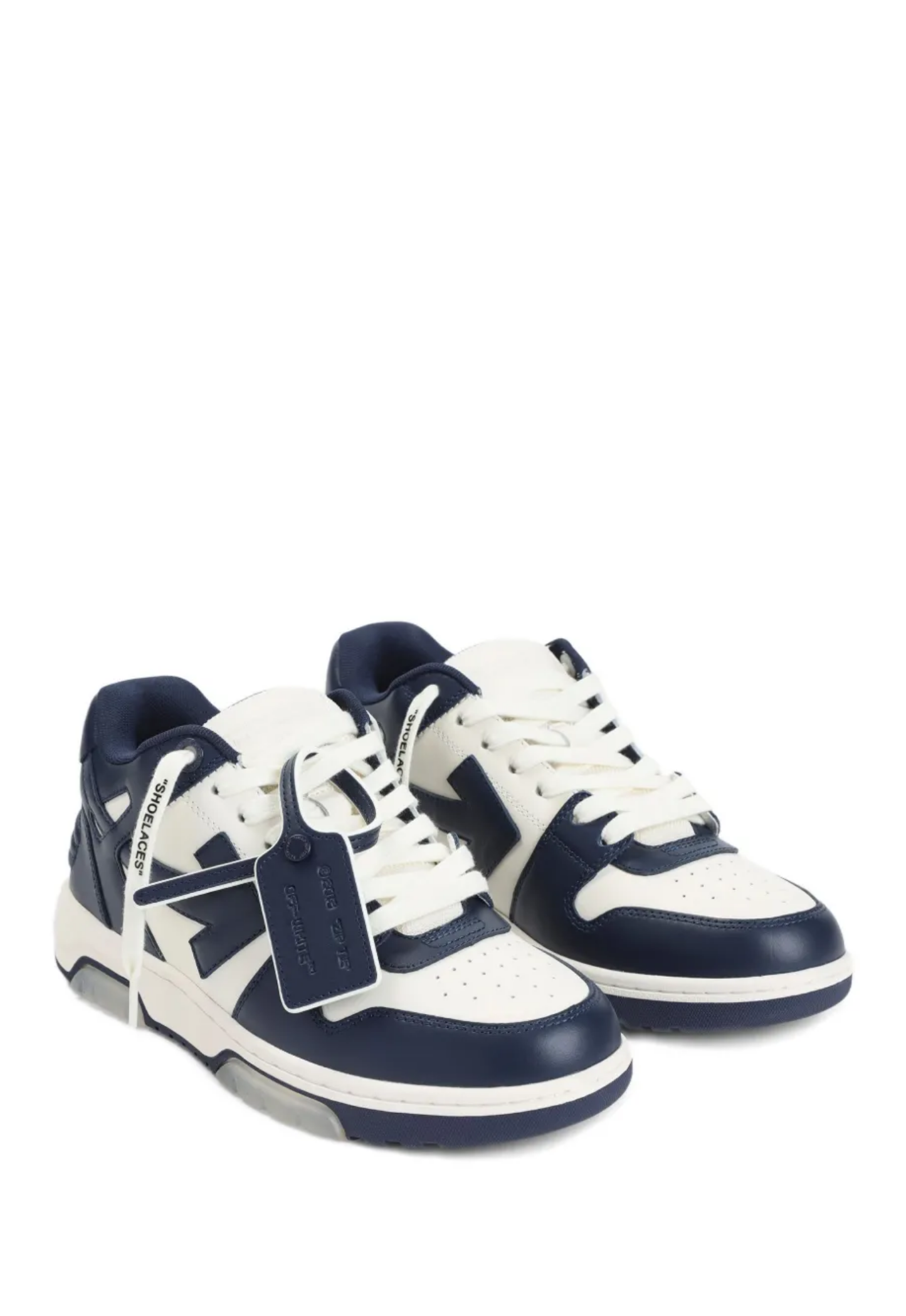 OFF WHITE MENS Out Of Office Sneakers Off White/Petrol Blue
