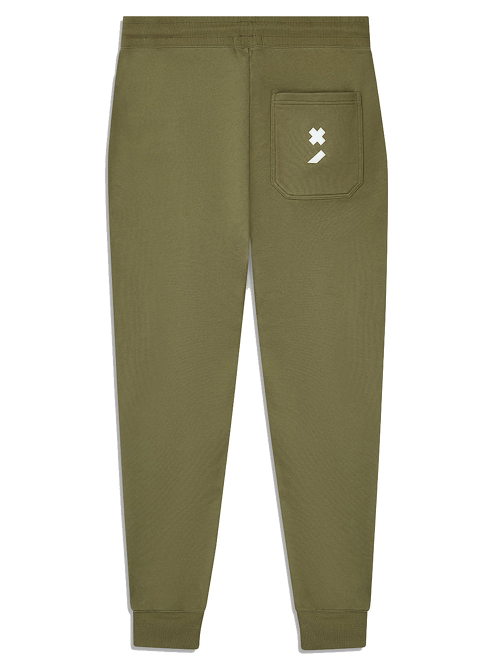 WHITE NOISE Classic Logotype Cotton Sweatpants Khaki