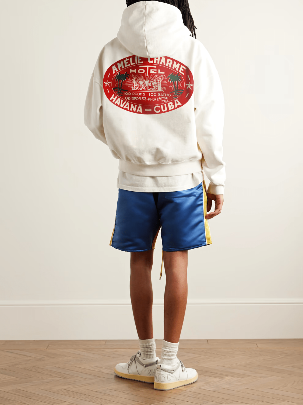 AMÉLIE CHARME Hotel Cuba Hoodie Beige