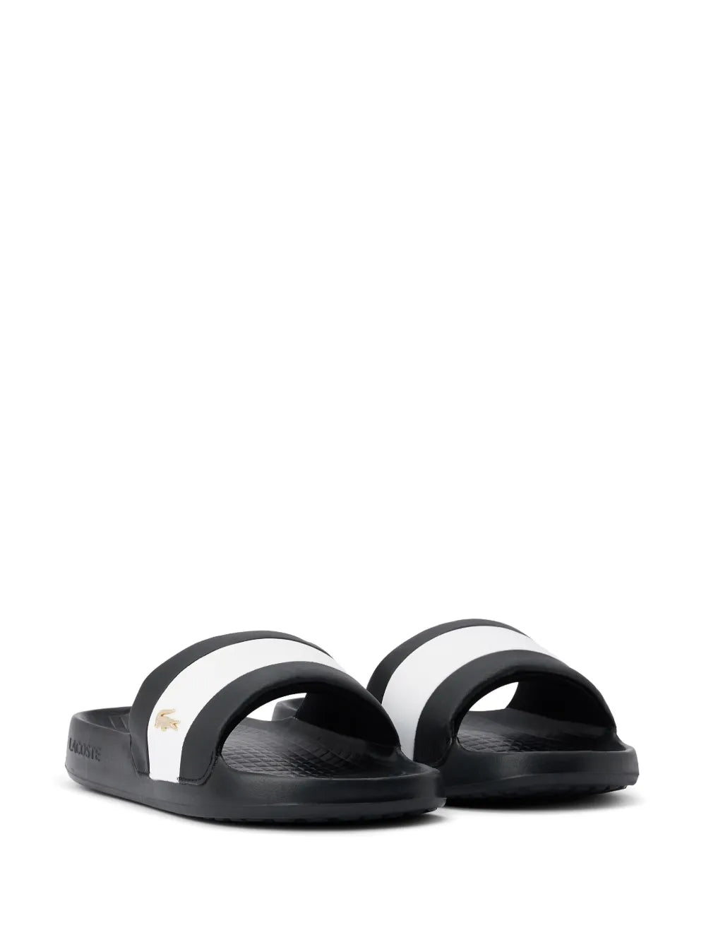 LACOSTE WOMEN Serve Hybrid Slides Black